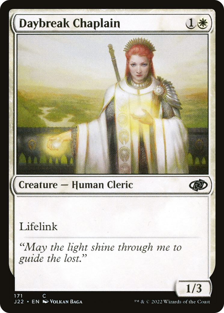 Daybreak Chaplain (J22-171)  - Jumpstart 2022