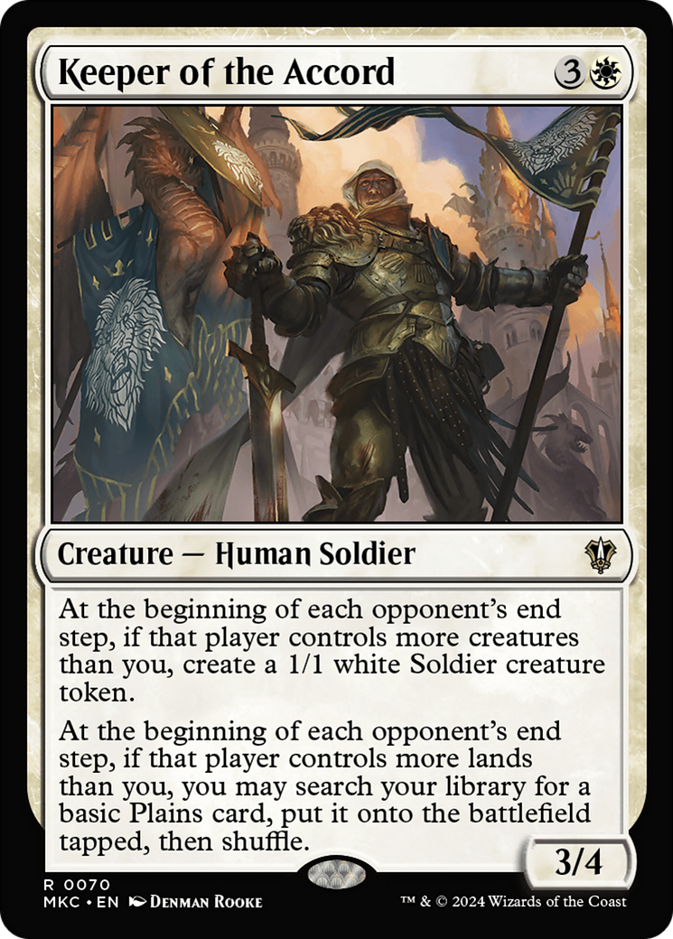 Keeper of the Accord (MKC-070)  - Murders at Karlov Manor Commander