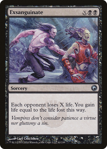Exsanguinate (SOM-061)  Foil - Scars of Mirrodin