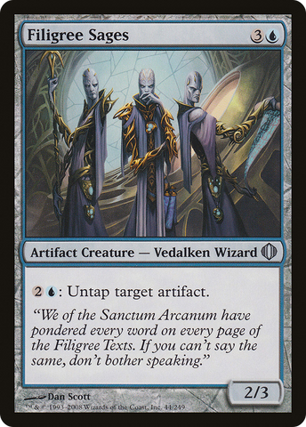 Filigree Sages (ALA-044)  Foil - Shards of Alara
