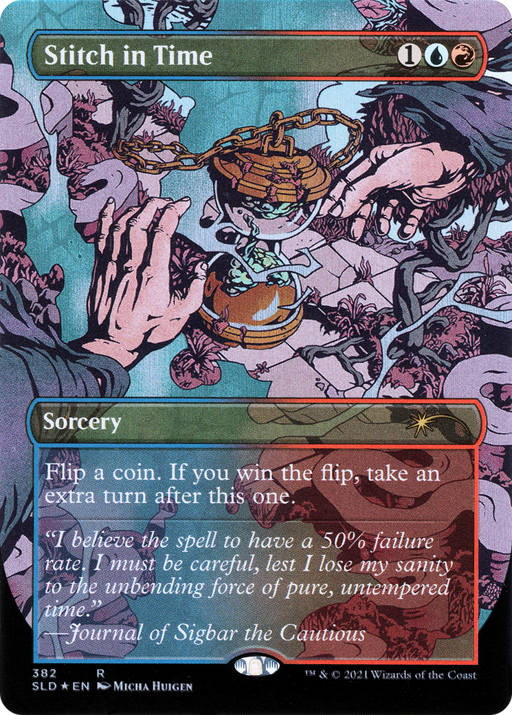 Stitch in Time (SLD-382)  Foil - Secret Lair Drop (Borderless)
