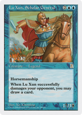 Lu Xun, Scholar General (PTK-048)  - Portal Three Kingdoms