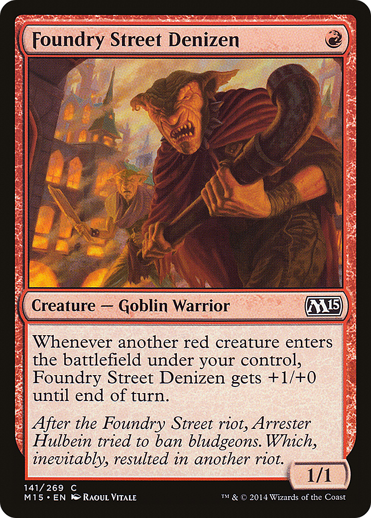 Foundry Street Denizen (M15-141)  - Magic 2015
