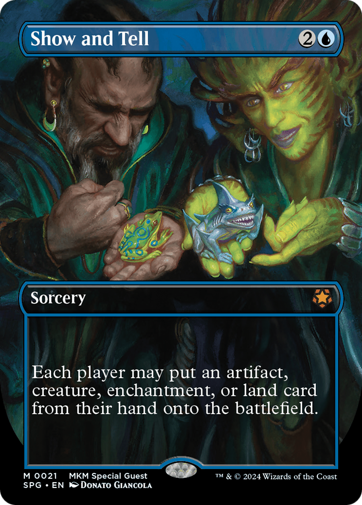 Show and Tell (Borderless) (SPG-021)  Foil - Special Guests