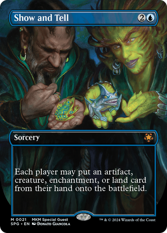 Show and Tell (Borderless) (SPG-021)  Foil - Special Guests