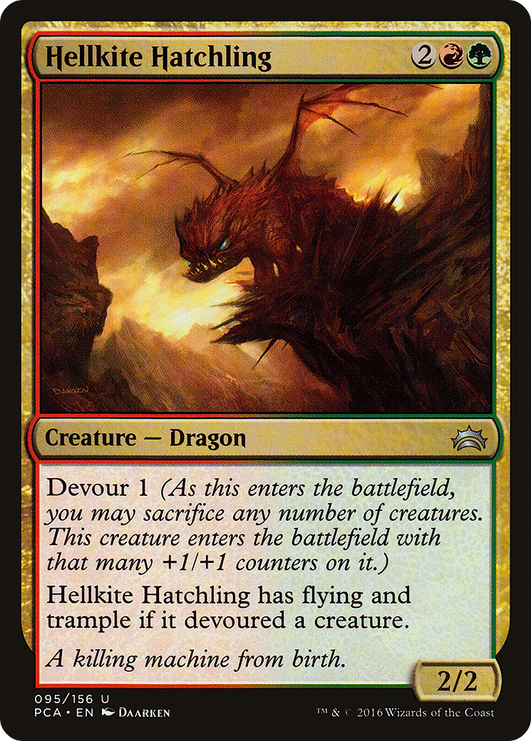 Hellkite Hatchling (PCA-095)  - Planechase Anthology
