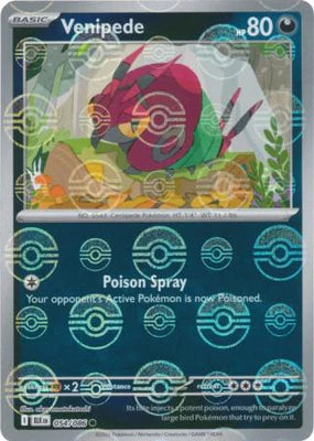 Venipede (054/086) (Poke Ball Pattern) [Scarlet & Violet: Black Bolt]