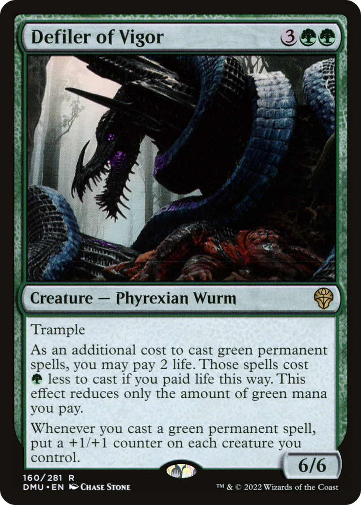 Defiler of Vigor (DMU-160)  Foil - Dominaria United