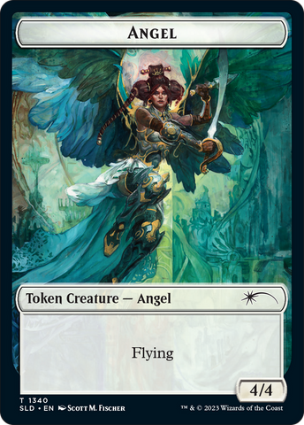Angel (SLD) // Soldier (GRN) Double-sided Token (SLD-1340 // 2)  - Secret Lair Drop