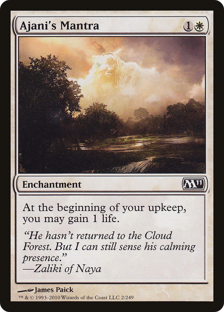 Ajani's Mantra (M11-002)  - Magic 2011