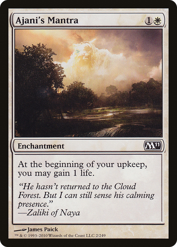 Ajani's Mantra (M11-002)  - Magic 2011