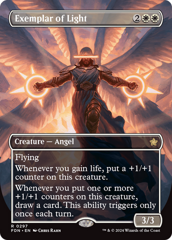 Exemplar of Light (Borderless) (FDN-297)  Foil - Foundations