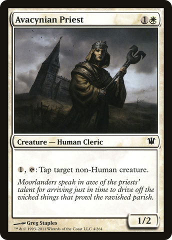 Avacynian Priest (ISD-004)  - Innistrad