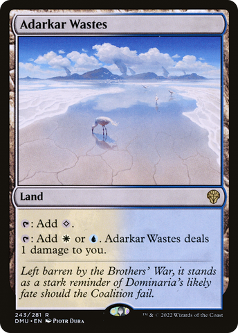 Adarkar Wastes (DMU-243)  Foil - Dominaria United
