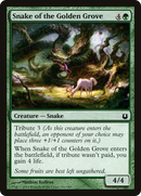 Snake of the Golden Grove (BNG-141)  Foil - Born of the Gods