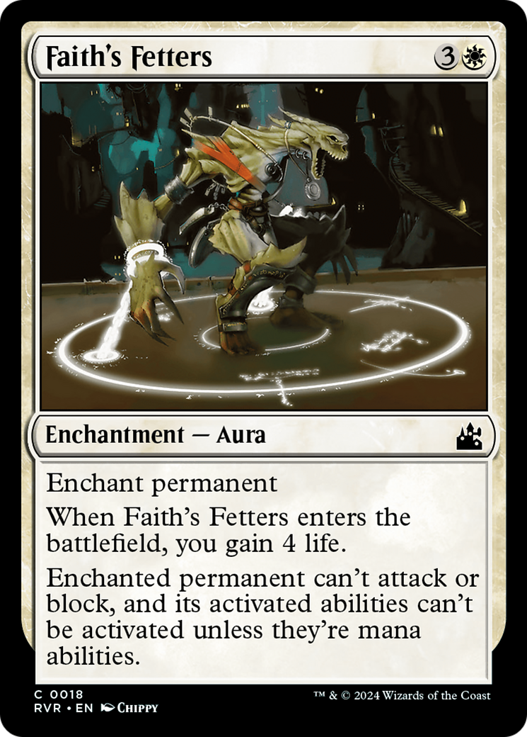 Faith's Fetters (RVR-018)  Foil - Ravnica Remastered