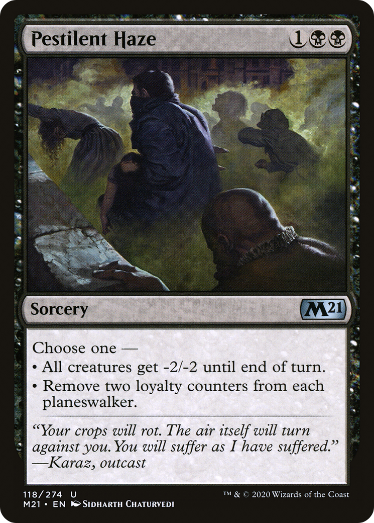 Pestilent Haze (M21-118)  - Core Set 2021