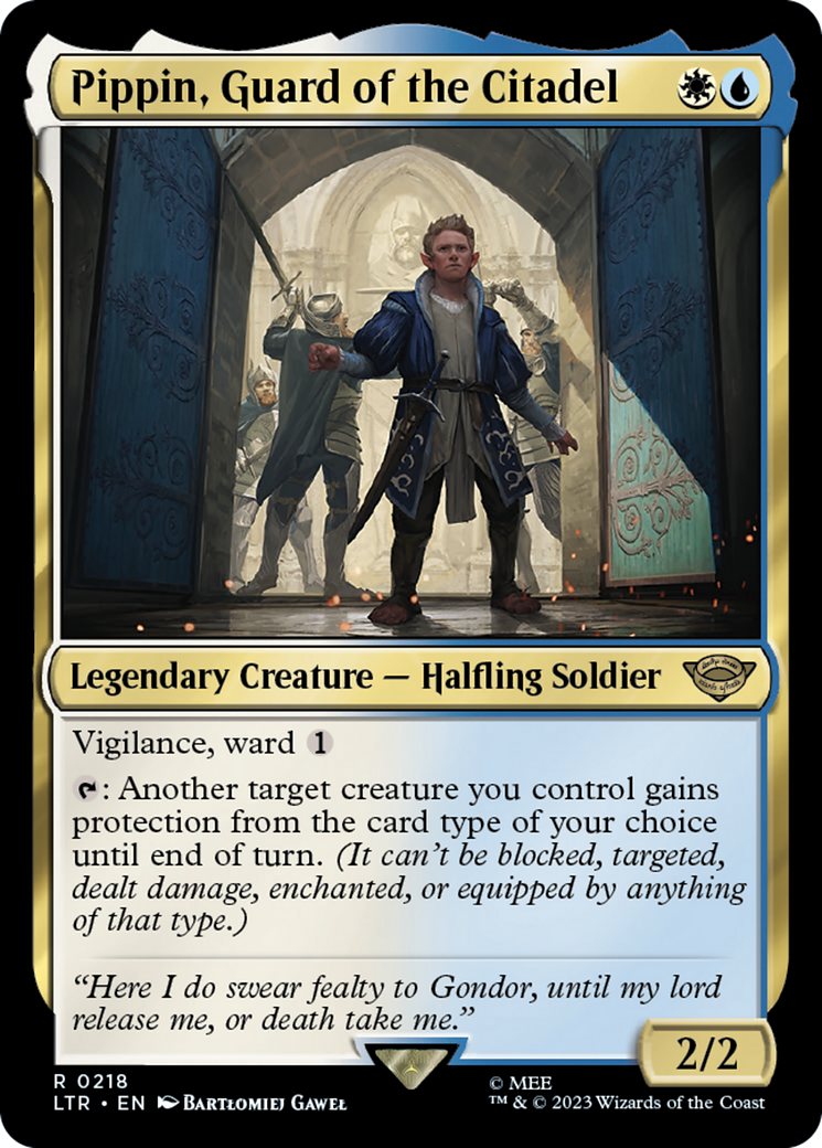 Pippin, Guard of the Citadel (LTR-218)  Foil - The Lord of the Rings: Tales of Middle-earth