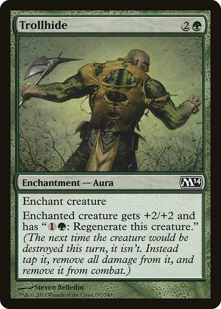 Trollhide (M14-197)  Foil - Magic 2014