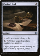Patriar's Seal (LIST-332/361)  - The List