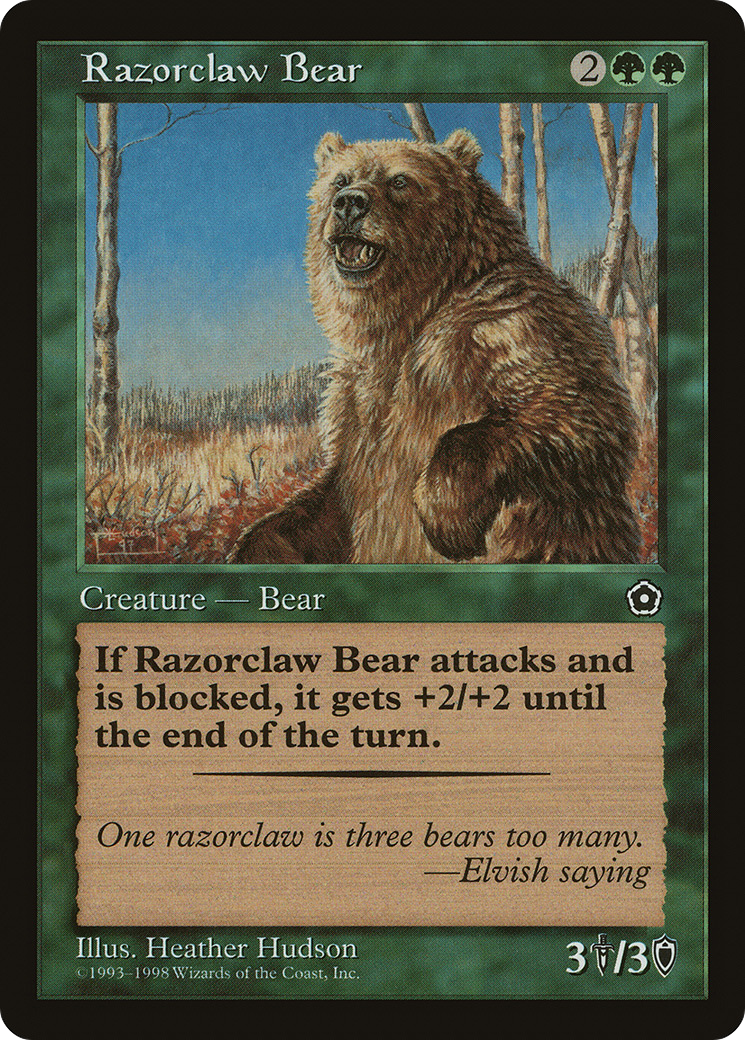 Razorclaw Bear (P02-)  - Portal Second Age