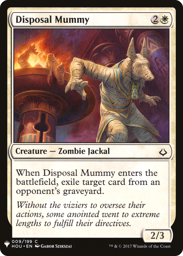 Disposal Mummy (LIST-009)  - The List
