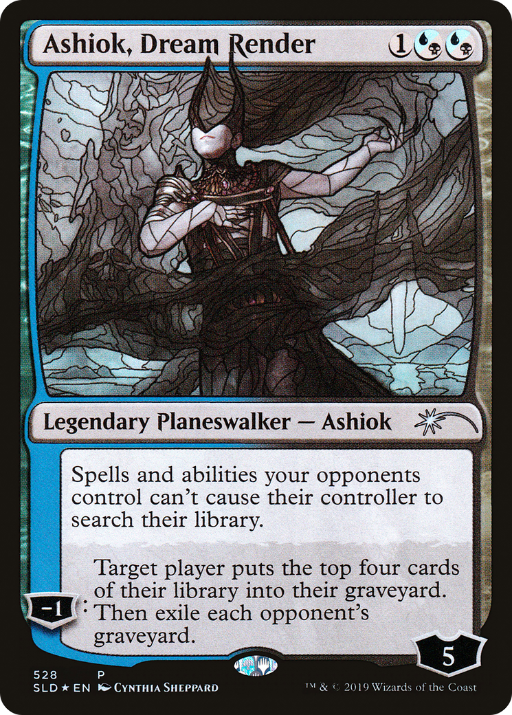 Ashiok, Dream Render (Stained Glass) (SLD-528)  Foil - Secret Lair Drop