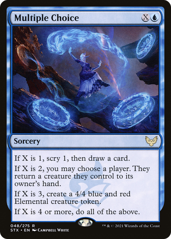 Multiple Choice (STX-048)  - Strixhaven: School of Mages