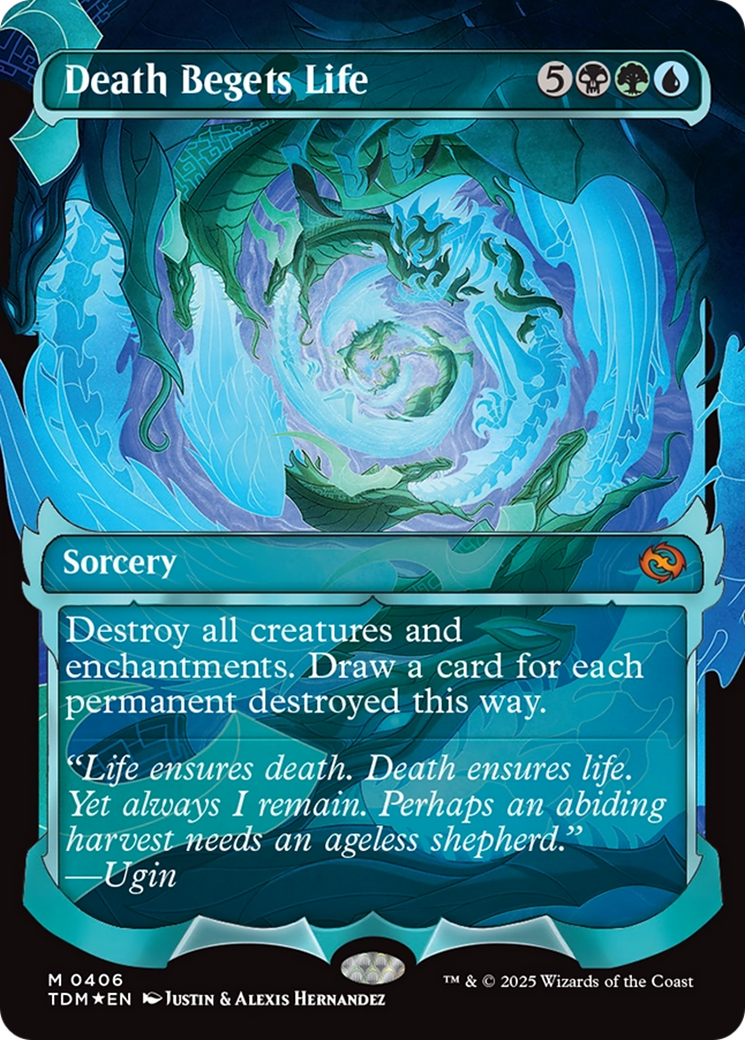 Death Begets Life (Showcase) (TDM-406)  Foil - Tarkir: Dragonstorm: (Showcase)