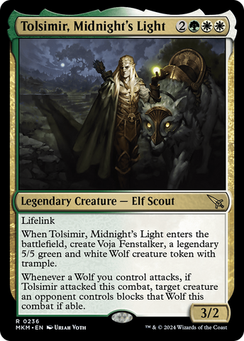 Tolsimir, Midnight's Light (MKM-236)  Foil - Murders at Karlov Manor