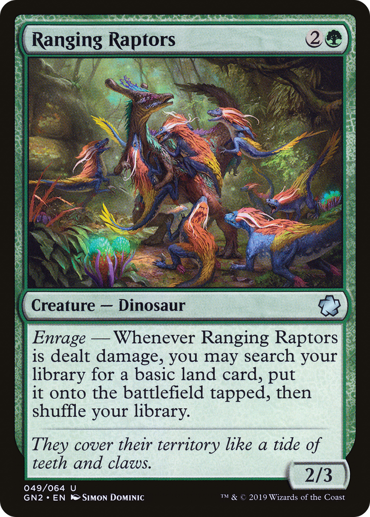 Ranging Raptors (GN2-049)  - Game Night 2019