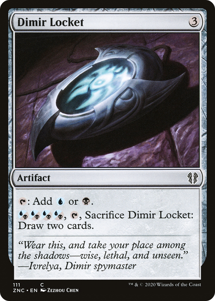 Dimir Locket (ZNC-111)  - Zendikar Rising Commander