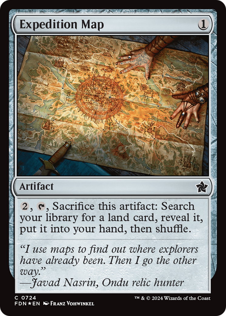 Expedition Map (FDN-724)  Foil - Foundations