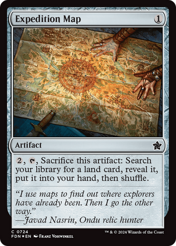 Expedition Map (FDN-724)  Foil - Foundations