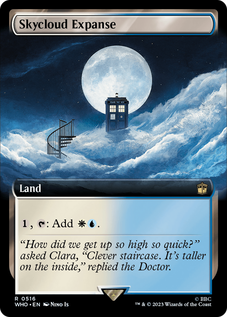 Skycloud Expanse (Extended Art) (WHO-516)  Foil - Doctor Who: (Extended Art)
