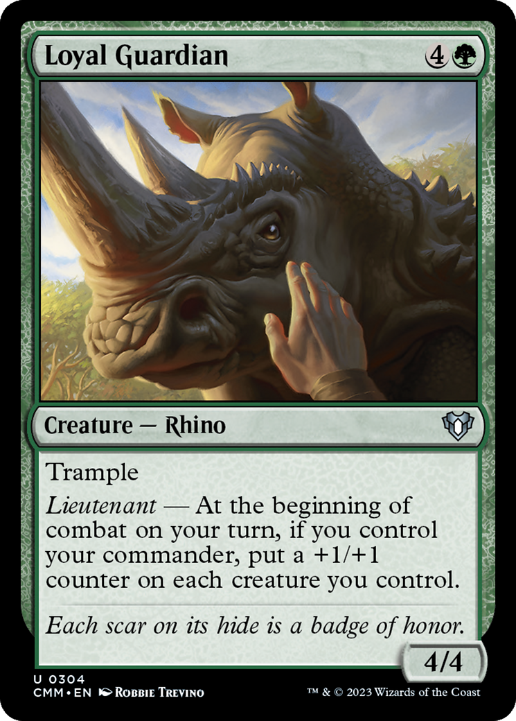 Loyal Guardian (CMM-304)  Foil - Commander Masters