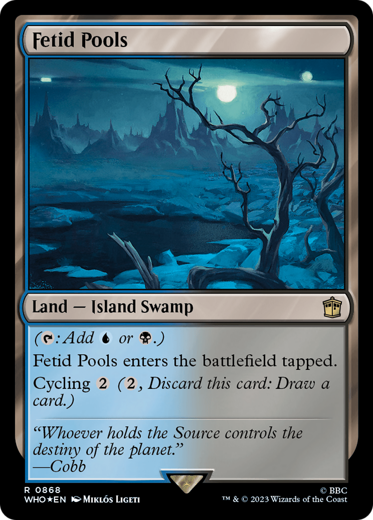 Fetid Pools (Surge Foil) (WHO-868)  Foil - Doctor Who