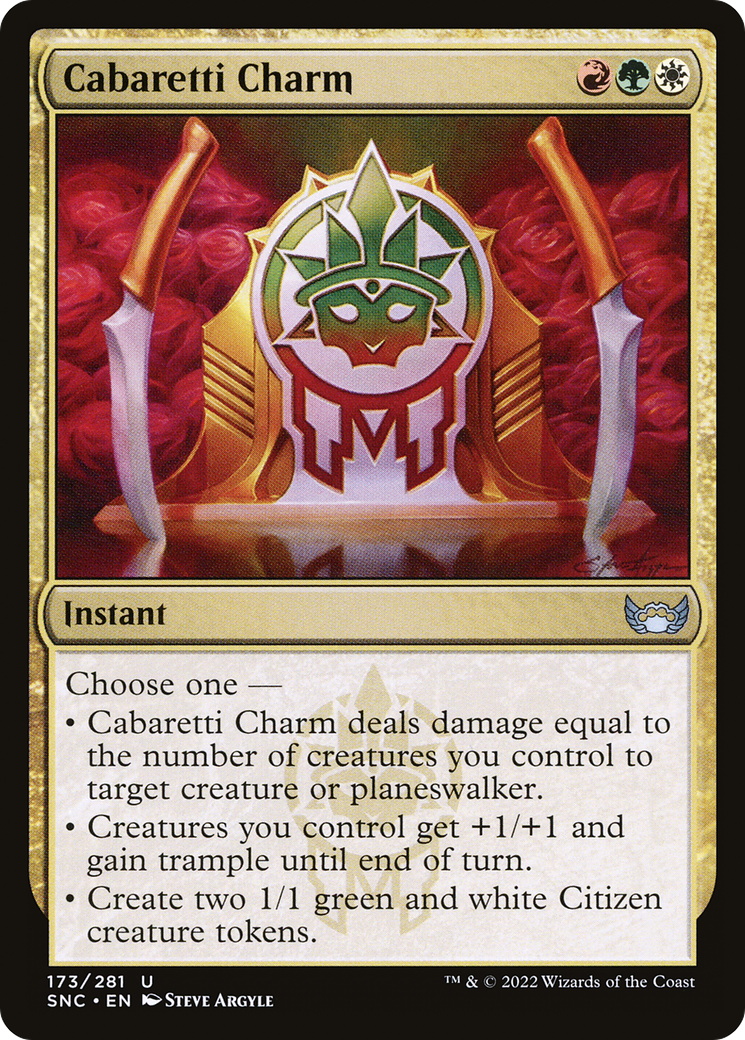 Cabaretti Charm (SNC-173)  Foil - Streets of New Capenna