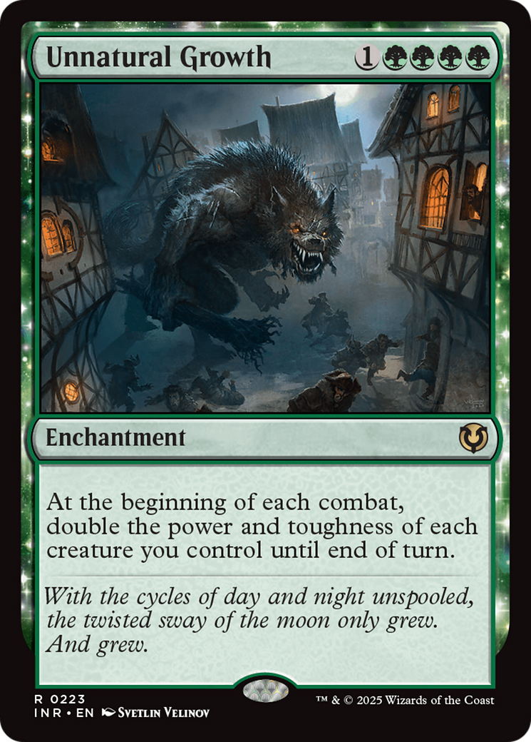 Unnatural Growth (INR-223)  Foil - Innistrad Remastered: (enchantment)