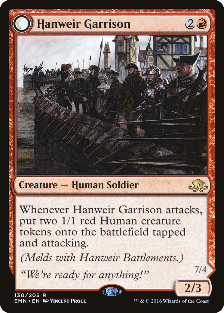 Hanweir Garrison (EMN-130)  Foil - Eldritch Moon: (mooneldrazidfc)