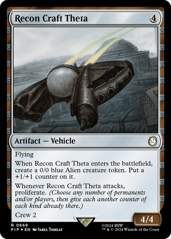 Recon Craft Theta (Surge Foil) (PIP-669) - Fallout Foil