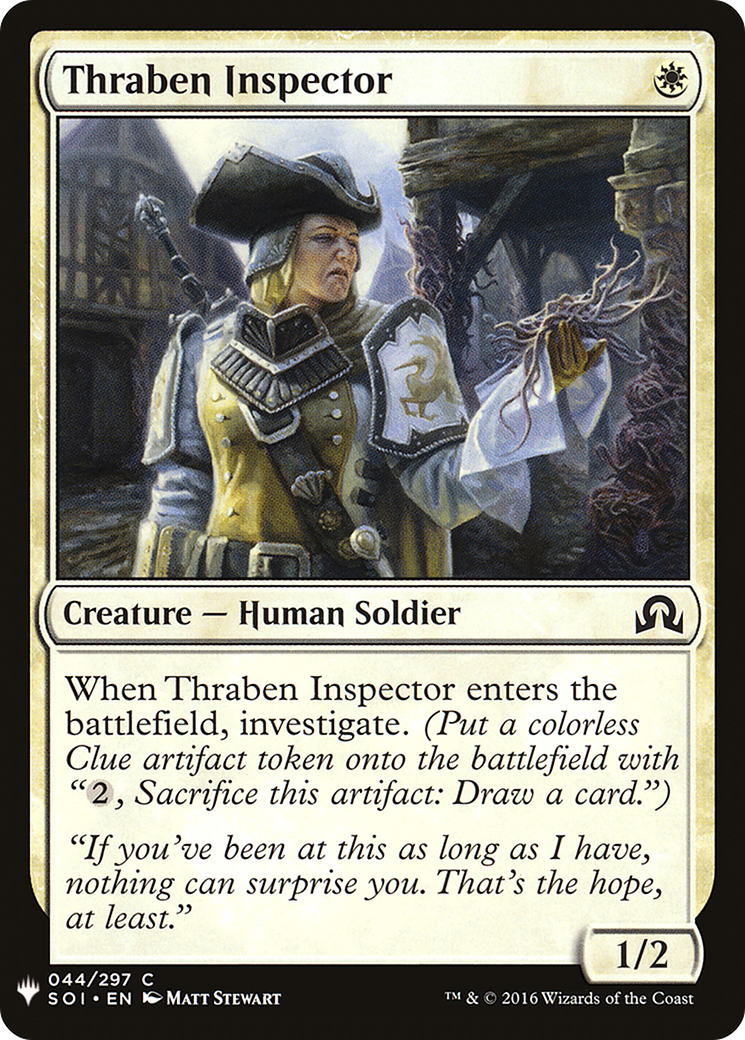 Thraben Inspector (LIST-SOI-44)  - The List