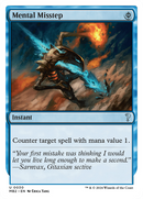 Mental Misstep (White Border) (MB2-030)  - Mystery Booster 2