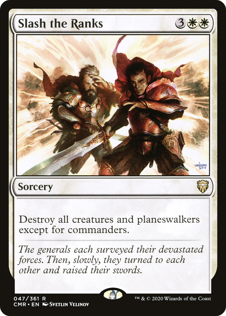 Slash the Ranks (CMR-047)  - Commander Legends