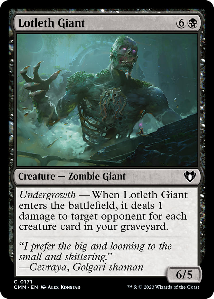 Lotleth Giant (CMM-171)  - Commander Masters