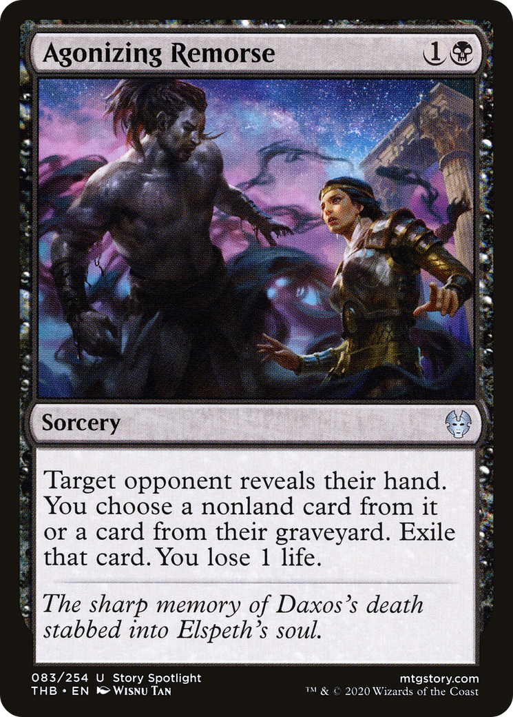 Agonizing Remorse (THB-083)  - Theros Beyond Death