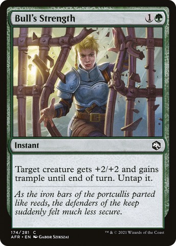 Bull's Strength (AFR-174)  Foil - Adventures in the Forgotten Realms