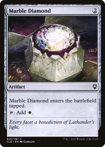 Marble Diamond (CLB-320)  Foil - Commander Legends: Battle for Baldur's Gate