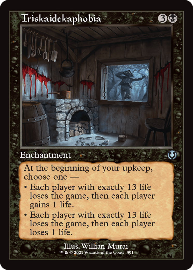 Triskaidekaphobia (Retro Frame) (INR-391) - Innistrad Remastered Foil