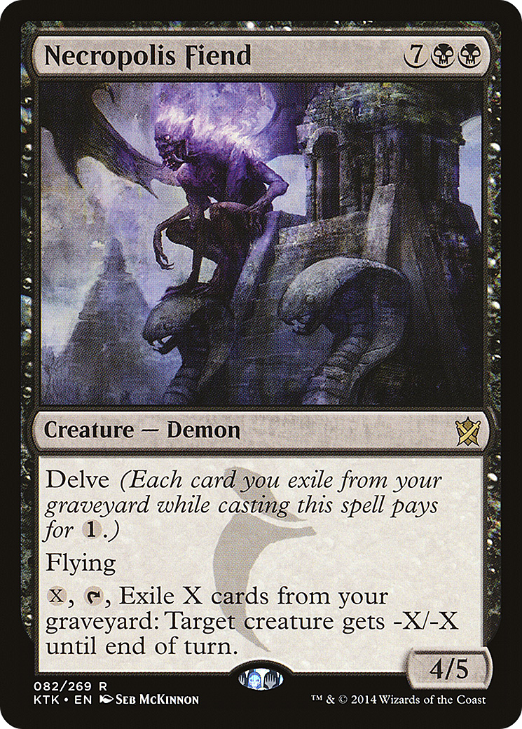 Necropolis Fiend (KTK-082)  - Khans of Tarkir